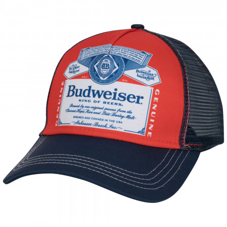 Budweiser Curved Brim Snapback Hat